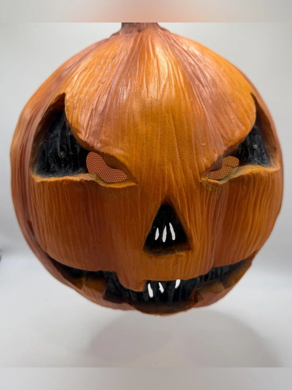 Scary Pumpkin Full Head Mask Jack O Lantern Halloween Horror Costume Adult